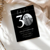 Banderoles Affiche de bienvenue noire du 30e anniversaire | R