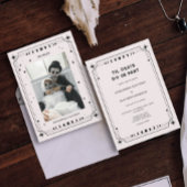 Mariage céleste noir Cartes de nom do-it-yourself