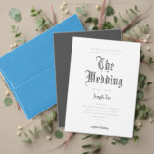 Sac Cadeau Pour Bouteille M. & Mme Blackletter (Personnalisez la collection de ce créateur indépendant. Test)