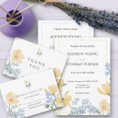 Signe De Table Simple Monogramme Floral Bar de Mariage