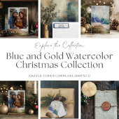 Blue Be Merry Holiday Medium Cadeauzakje