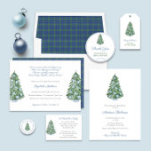 Invitation Smart Monogram Winter Boy Baby shower Party