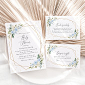 Assiettes En Carton Fleurs bleues, Fleurs blanches, Verdure, Baby show