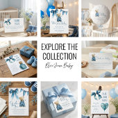 Invitation Oh Boy | Blue Jean Baby Denim Baby Shower