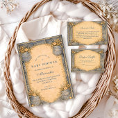 Invitation Blue Jeans Little Cowboy Baby Shower