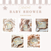 Serviette En Papier Baby shower Blue Moon et Stars