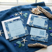 Crashing blue oceaangolven namen en seating chart kaart