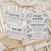 Invitation Bientôt la mer pour bébé Fête de naissance bébé ga