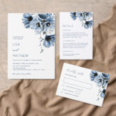 Étiquette Fleurs d'art fin transparent bleu  (Personnalisez la collection de ce créateur indépendant. )