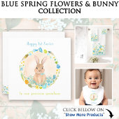 Assiettes En Carton Floral Spring Blue Yellow Fleurs sauvages Nom de f