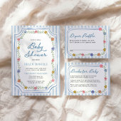 Faire-Part de Naissance Fleurie Baby in Bloom