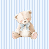 Poster Blue Elegant Teddy Bear Sticker
