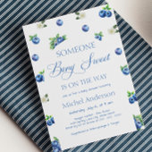 Serviette En Papier Baby Shower au Bleuet