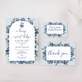 Carte D'accompagnement Blueberry Diaper Raffle Card