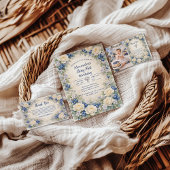 Invitation Blueberry Berry Botanical 1st Birthday