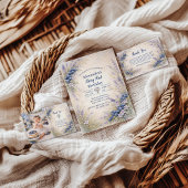 Invitation Blueberry Botanical Berry Theme 1st Birthday