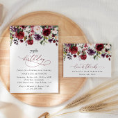 Poster Fleurs Bourguignonnes, Fleurs Roses, Accueil Anniv