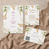 Blush Floral Gold Geometric wedding Cadeaulabel (Personaliseer de collectie van deze zelfstandige maker.)