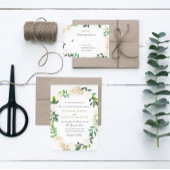 Blush Gold Wreath Dank u bruiloft Sticker