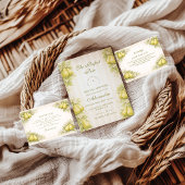 Blush Pear Perfect Pair Bridal Shower Kaart