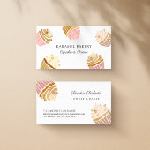 Pink Cupcakes Bakkerij Programma Beloning Loyalite Visitekaartje