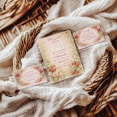 Invitation Mariage Blush Jardin de Fraises