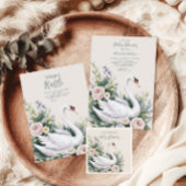 Serviette En Papier Baby shower princesse de cygne doux