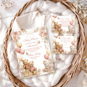 Serviette En Papier Baby shower d'ours en peluche