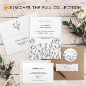 Rustic Floral Specialized Bridesmaid Tote Bag