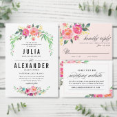 BOHEMIAN FLORAL mariage numéro de table (Personnalisez la collection de ce créateur indépendant.)