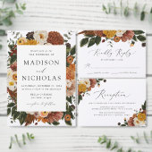 Boho Automne Floral Mariage Accueil Froid (Personnalisez la collection de ce créateur indépendant.)