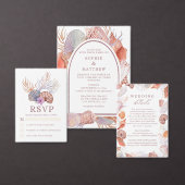 Invitation Baby shower Beach Seashells Aquarelle Nautique Dan (Personnalisez la collection de ce créateur indépendant.)