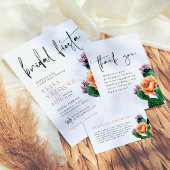 Papier Budget Boho Désert Cactus & Fleurs Enterrement de 