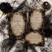 Invitation Mariage Bohème Gothique