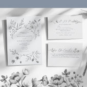 Carte De Placement Romantique Dusty Blue Mariage Carte Place