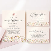 Étiquettes-cadeau Wildflower Boho Baby Shower