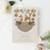 Serviette En Papier Baby shower de bois moderne Cocktail Napkin