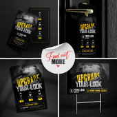 Kapperzaak Bold & Modern Kapper Snor Flyer