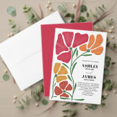 Programme Mariage de couleur vive Lettre d'accueil et itinér (Personnalisez la collection de ce créateur indépendant. Test)