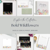 Tote Bag Floral Fleur sauvage coloré