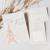 Assiettes En Carton Bonjour Bébé Pink Paris Eiffel Baby Shower