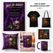 Boo Ze Night Cocktail gothique à crâne 