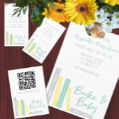 Invitation Cadeau de naissance Livres Bébé