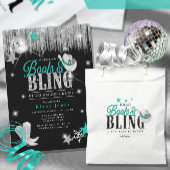 Serviette En Papier Boots 'n Bling Disco Bachelorette Turquoise ID925