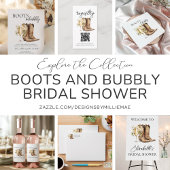 Carte De Remerciements Élégantes Bottes et Mariage Mousseux 