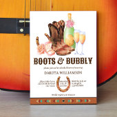 Boots and bubbly bride to be DIY decor banner