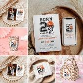 Papier Cadeau Né 2 Basketball | 2e anniversaire du garçon sporti