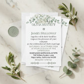 Botanical Garden Romance RSVP Card
