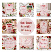 Invitation pour le 1er anniversaire de Bow Berry S