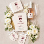 Bows & Bubbly Bridal Shower Invitation